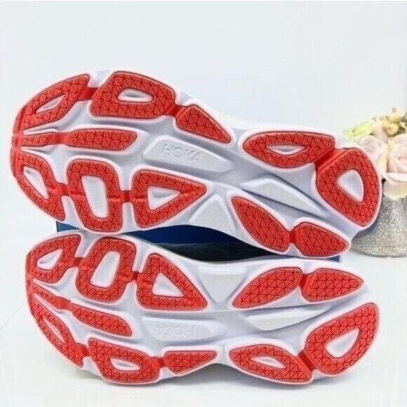 HOKA One One Bondi 8 Running Shoe Sneaker Goblin Blue/ Mountain Spring Men US 11 - Picture 7 of 10